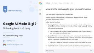 Google AI Mode là gì ? Tính năng và cách sử dụng