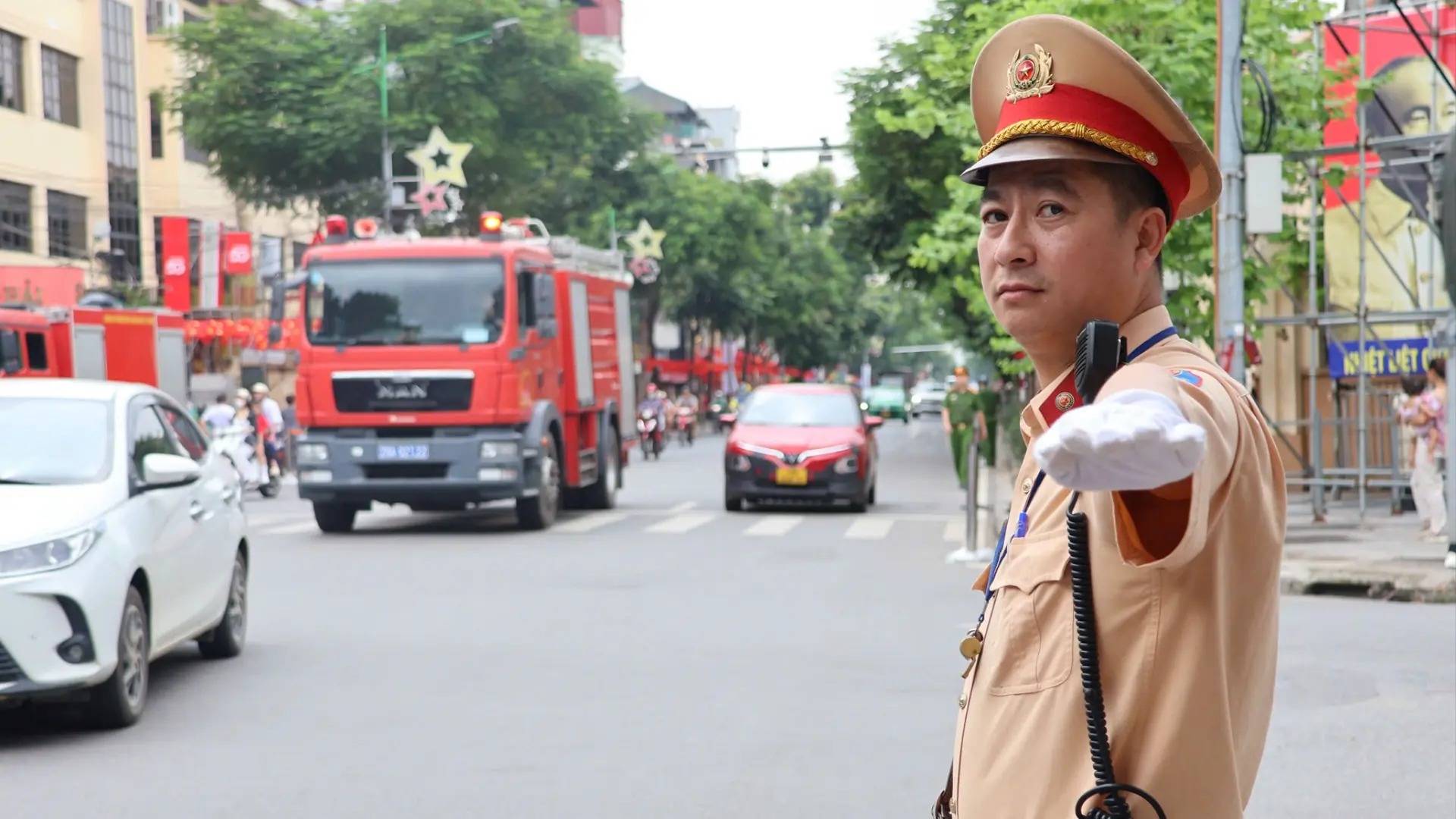 Lịch cấm đường ngày 24/8 hợp luyện diễu binh
