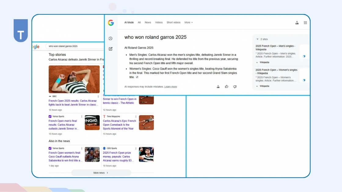 Những tính năng nổi bật của Google AI Mode