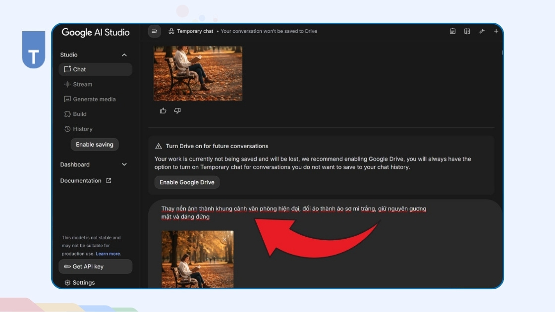 Nano Banana là gì? Cách sử dụng công cụ tạo ảnh AI mới nhất từ Google 8 Lựa chọn định dạng ảnh phù hợp và bấm tạo ảnh