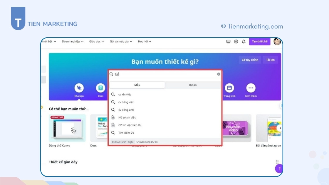 Chuẩn bị trước khi tạo CV trên Canva