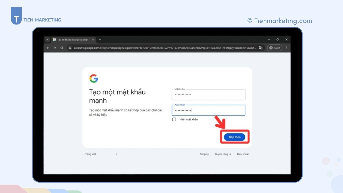 Cách tạo Gmail không cần số điện thoại nhanh chóng, đơn giản 2025 10 điền đầy đủ thông tin tài khoản mật khẩu