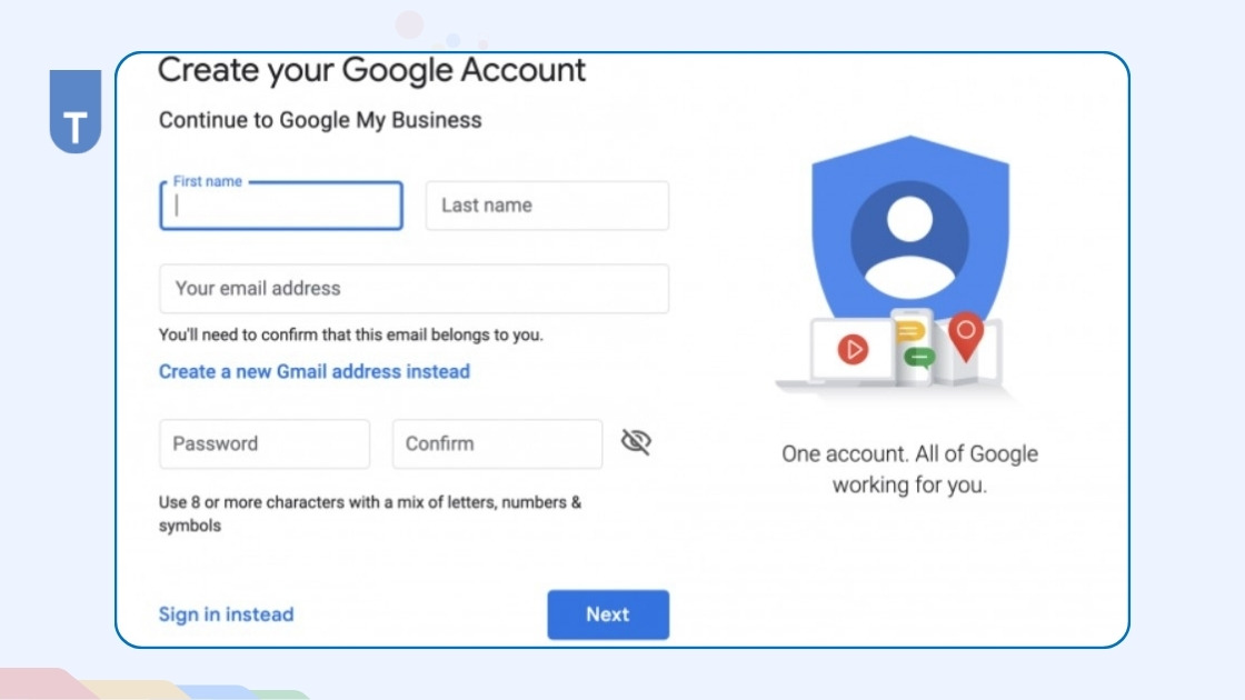 Google My Business là gì? Lợi ích và cách tối ưu SEO Local trên Google mới nhất 2025 4 Điền thông tin doanh nghiệp