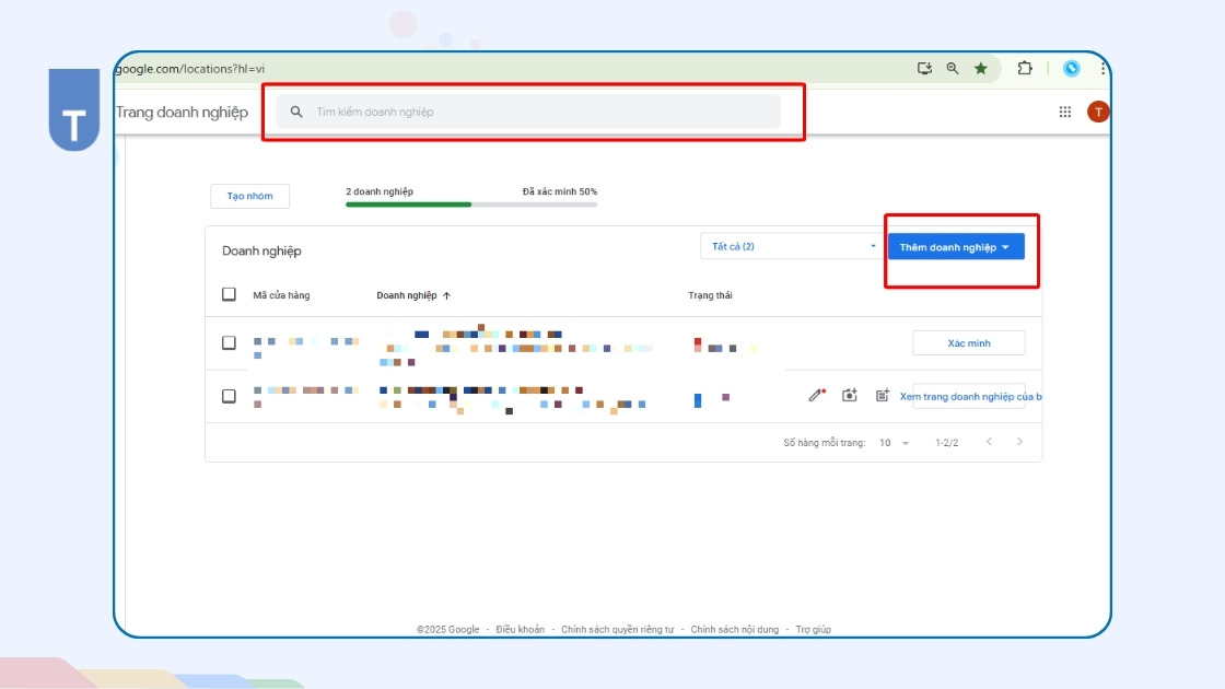 Hướng dẫn xác minh doanh nghiệp trên Google Map mới nhất 2025 4 Tìm kiếm và thêm doanh nghiệp trên Google