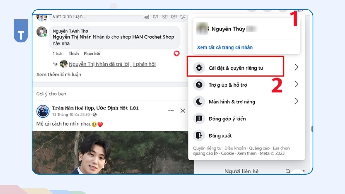 Vô hiệu hóa/khóa tài khoản Facebook tạm thời trên máy tính 