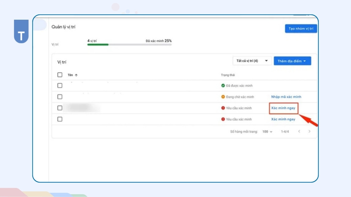 Hướng dẫn xác minh doanh nghiệp trên Google Map mới nhất 2025 5 Xác minh qua bưu thiếp